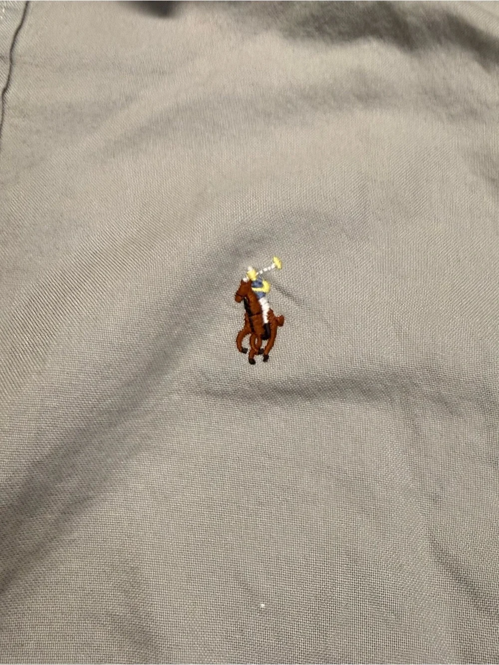 Ralph Lauren 100% Cotton Kakhi Botton Down - Classic Fit M - Picture 2 of 4